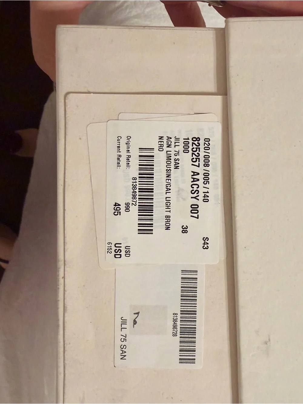 Yves Saint Laurent Light Brown/Beige Women Sandals Box